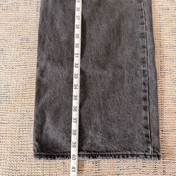Levi's Premium Low Loose Black Jeans Sz 31 - Picture 6 of 7
